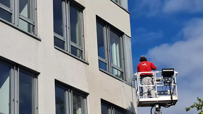 Fassadenreinigung Hochdruck Fassadenreinigung Düsseldorf Recycling